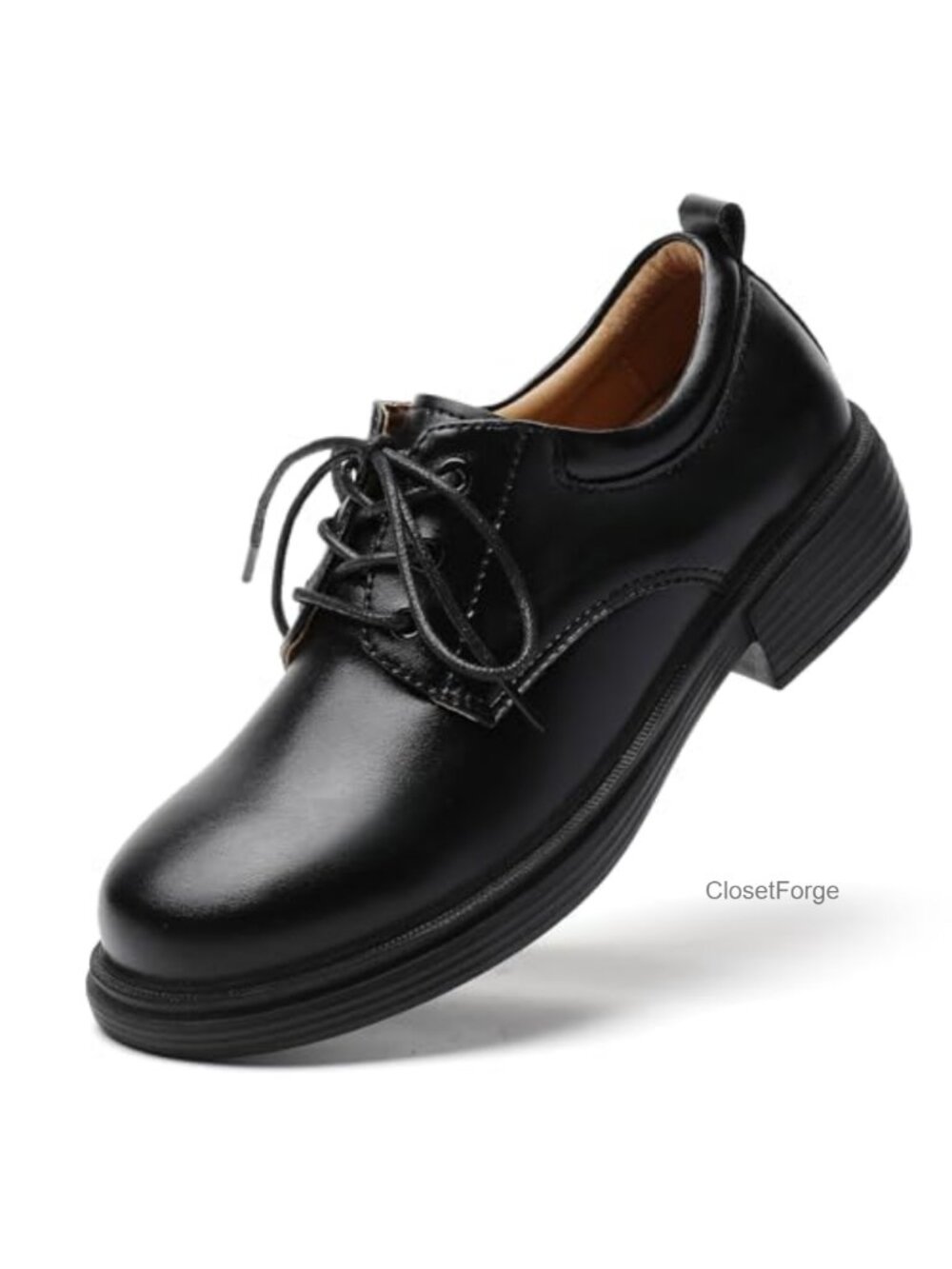 Women's Oxford Shoes Patent Leather Lace Up Dress Formal Work - Low Block Heel